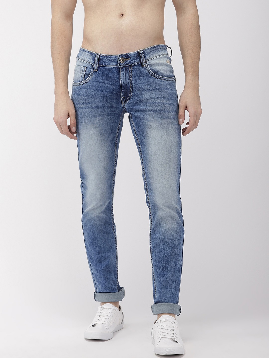

Flying Machine Men Blue Jackson Skinny Fit Low-Rise Clean Look Stretchable Jeans