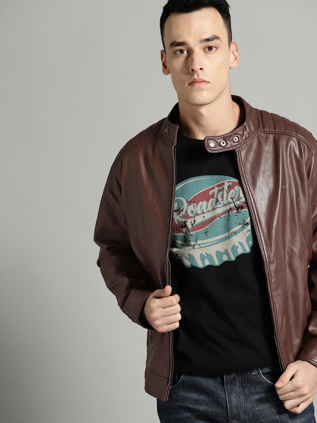 

The Roadster Lifestyle Co Men Brown Solid Tailored Jacket