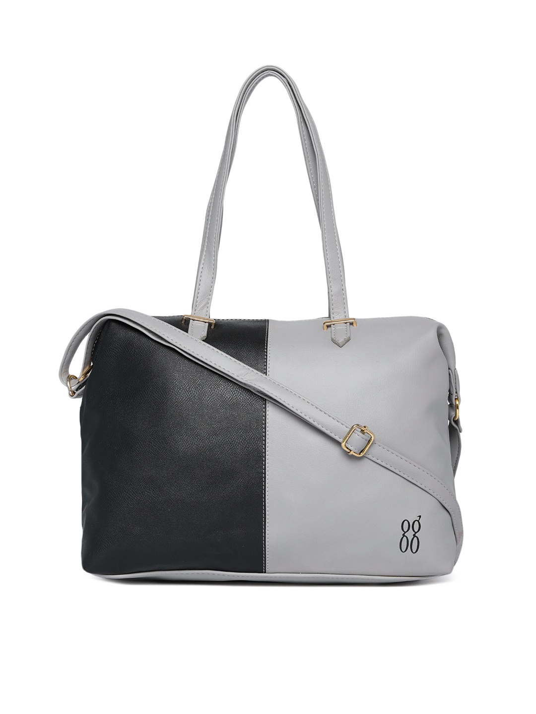 

Baggit Grey & Black Colourblocked Shoulder Bag