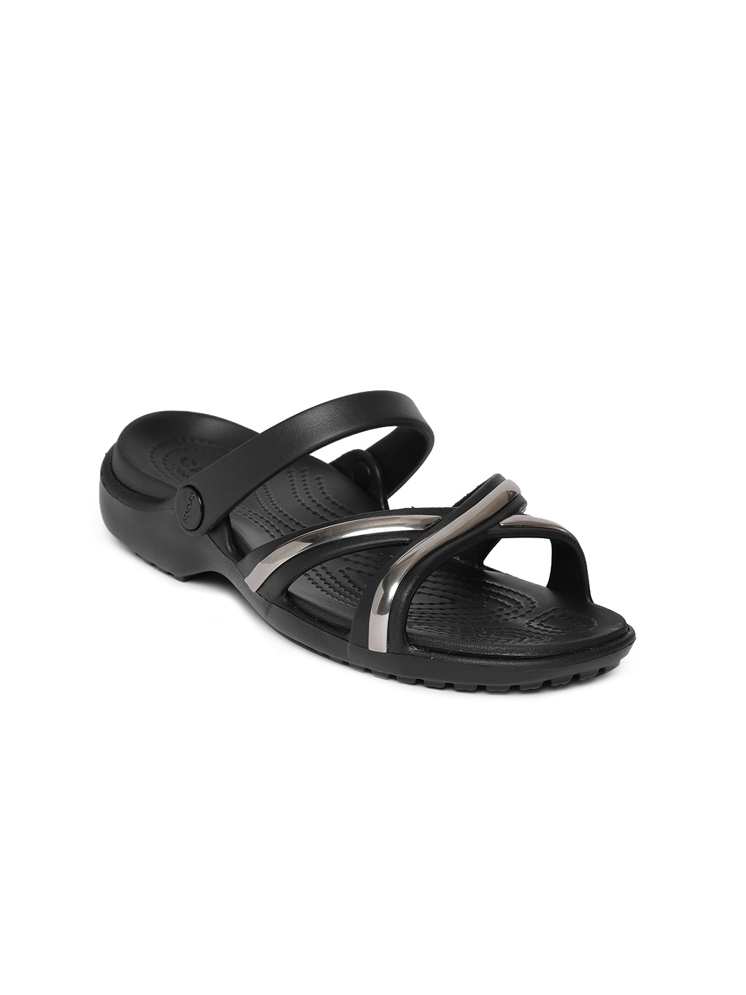 

Crocs Women Black Solid Open Toe Flats