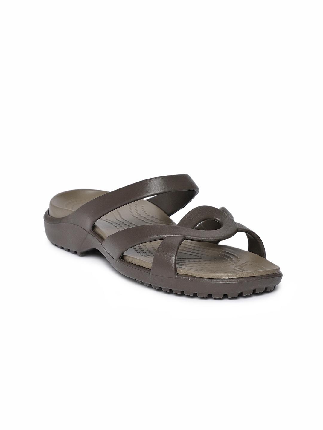 

Crocs Women Brown Solid Open Toe Flats