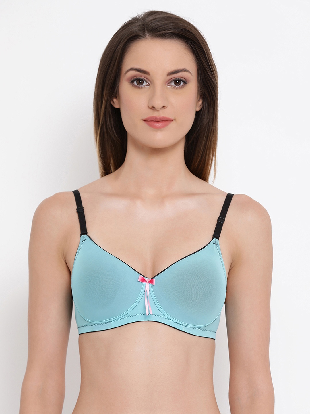 

Clovia Padded Non-Wired T-Shirt Bra, Blue