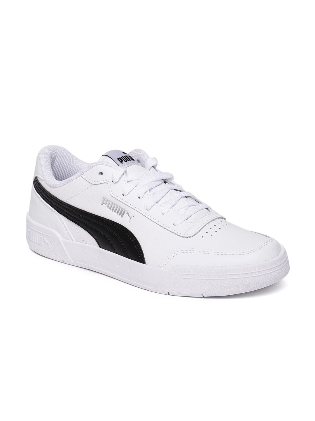 

Puma Unisex White Caracal Leather SoftFoam +Sneakers