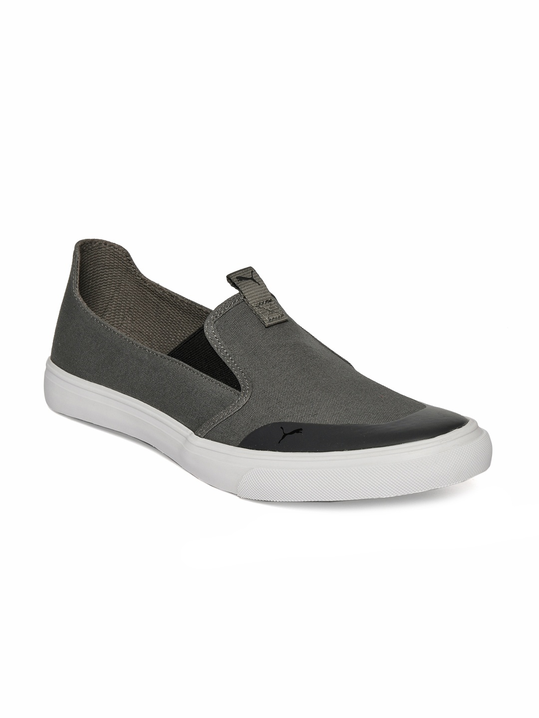 

Puma Unisex Grey Lazy Knit CASTLEROCK Slip-on Sneakers