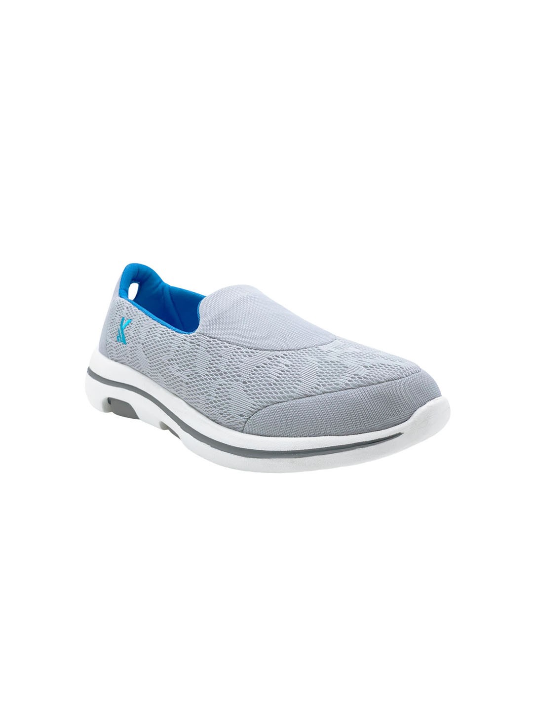 

KazarMax Women Grey Slip-On Walking Sneakers