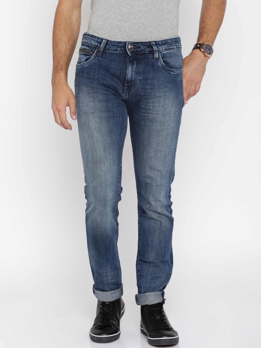 

Ed Hardy Blue Slim Fit Stretchable Jeans