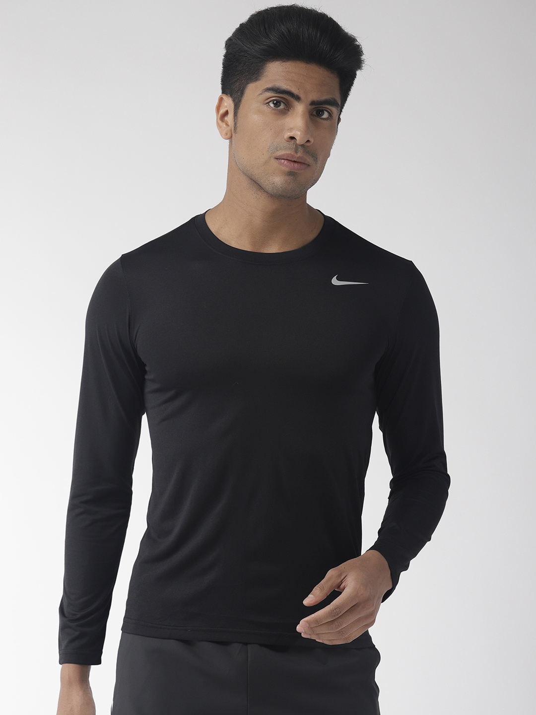 

Nike Men Solid Standard Fit DRI-FIT 2.0 Round Neck Training T-shirt, Black