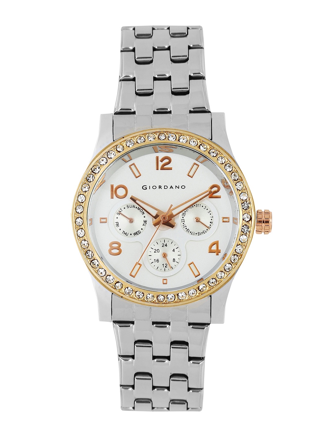 

GIORDANO Women White Dial Watch 6202-33