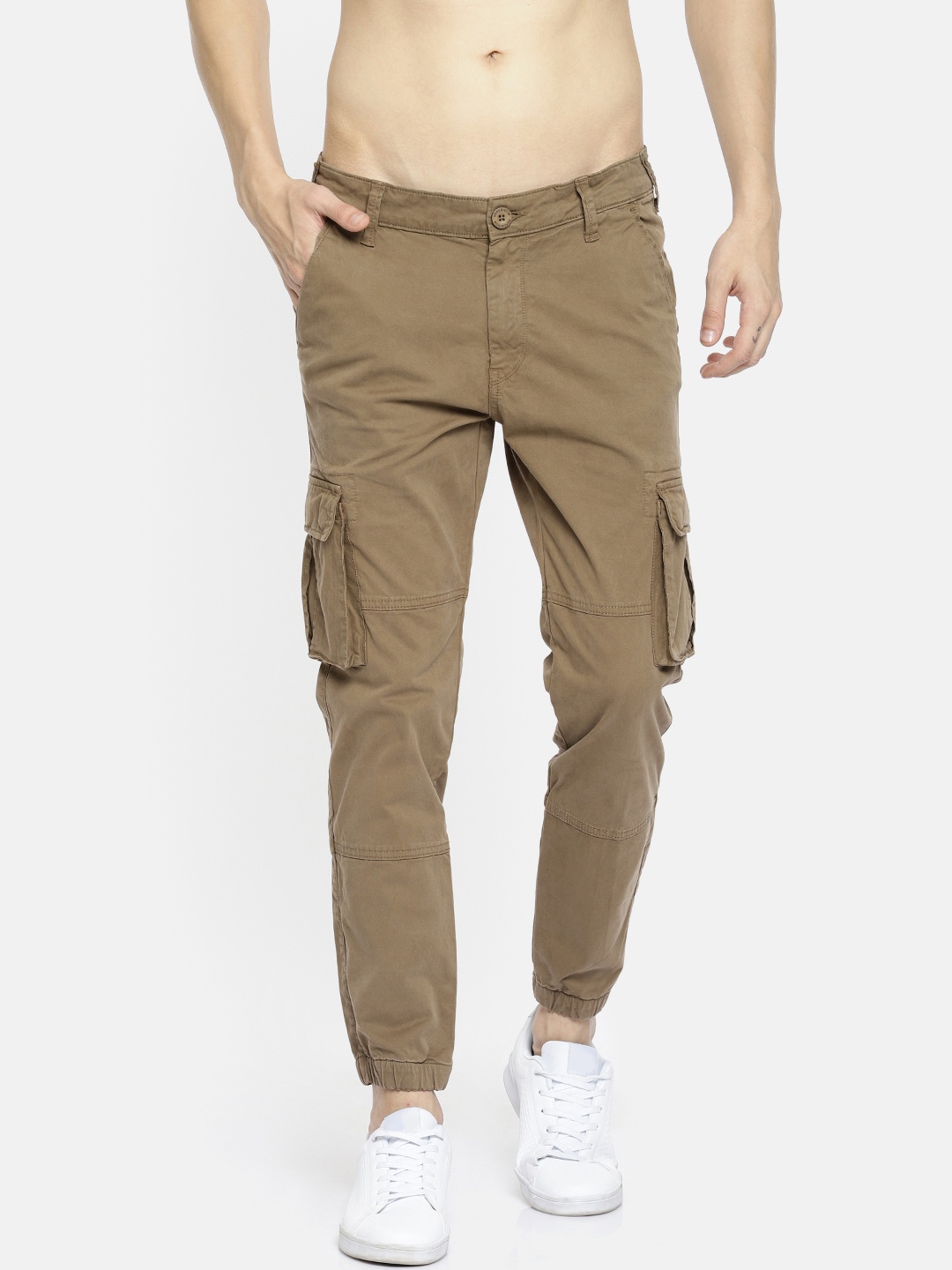 

HERE&NOW Men Cargos, Khaki