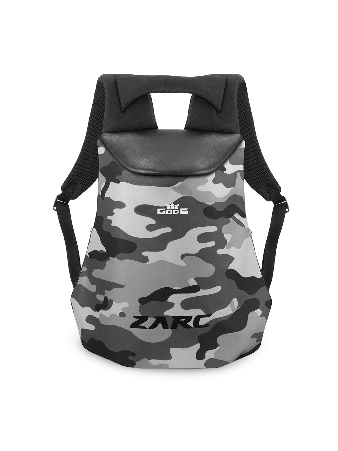 

GODS Unisex Zarc Grey Camouflage Anti-Theft Laptop Backpack