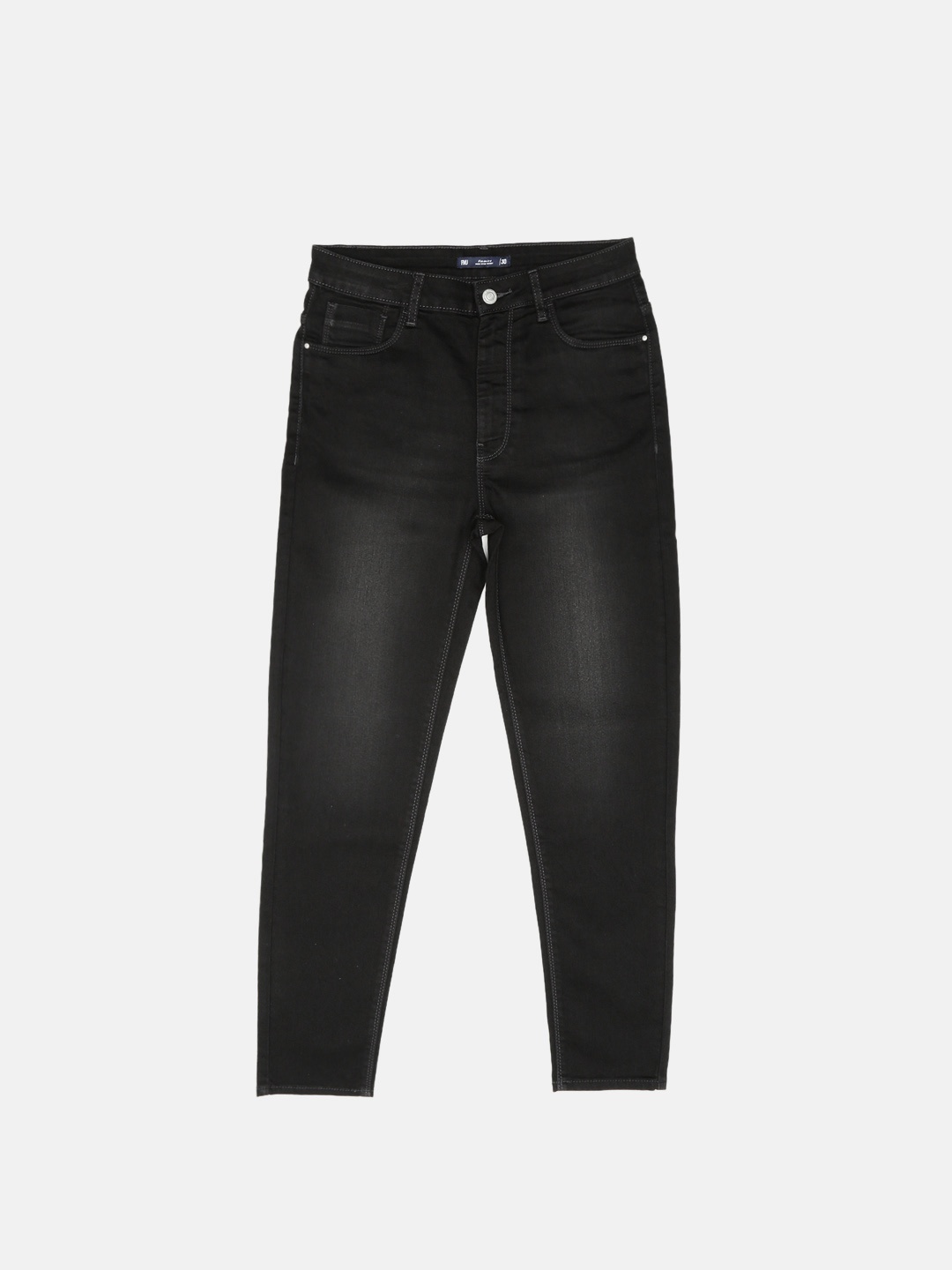 

Flying Machine Women Black Skinny Fit High-Rise Clean Look Jeans