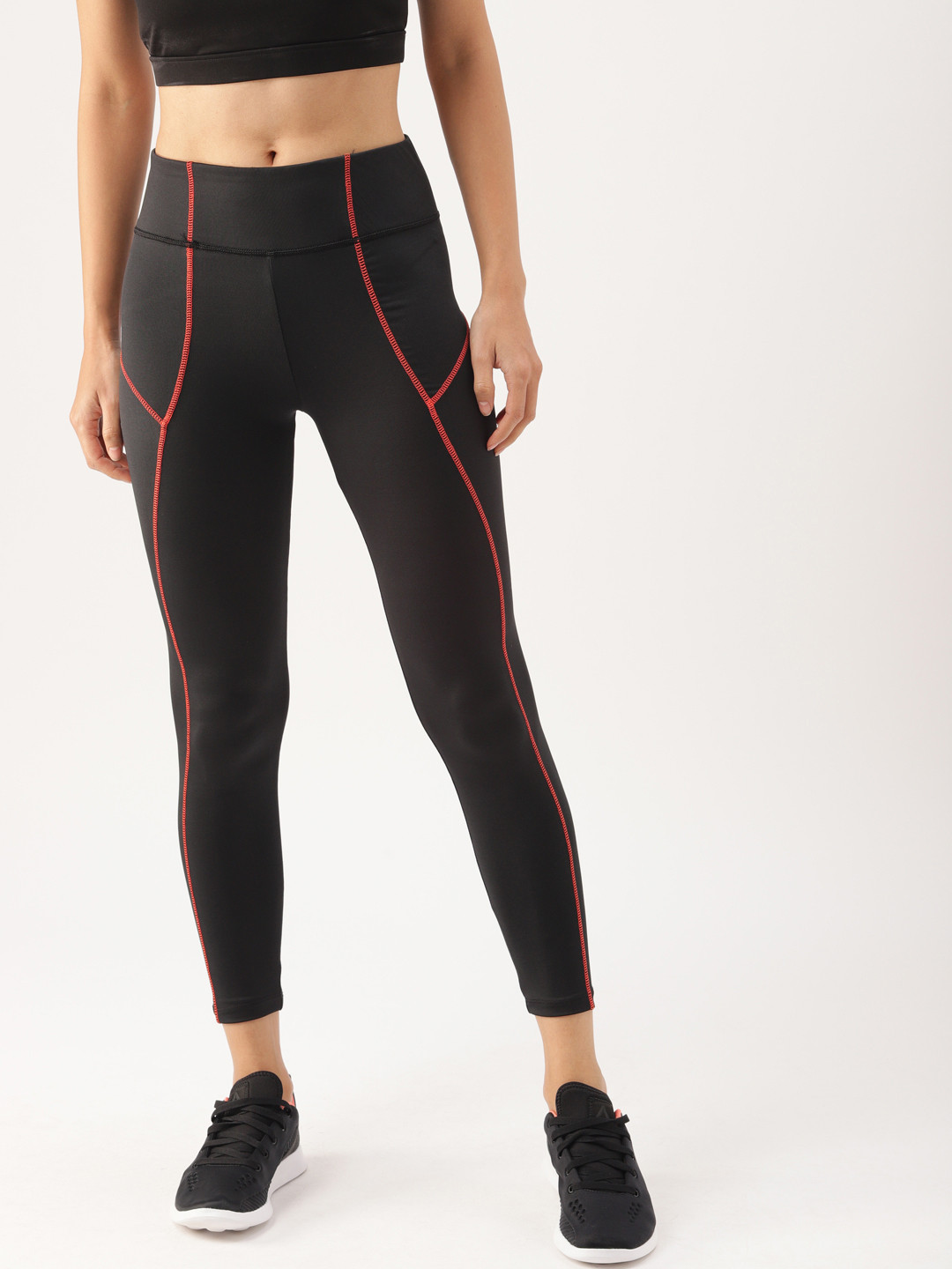 

DressBerry Women Black Solid Tights