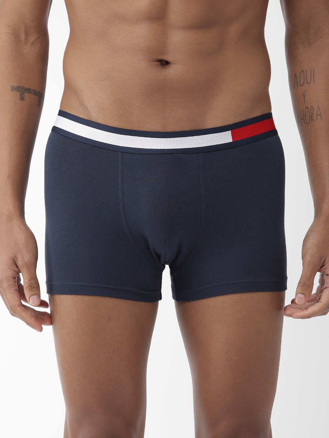 

Tommy Hilfiger Men Navy Blue Solid Trunk A9AB4129