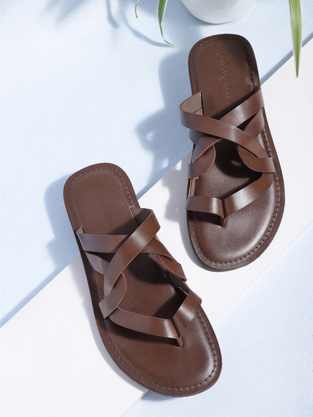 

Mast & Harbour Men Brown Sandals