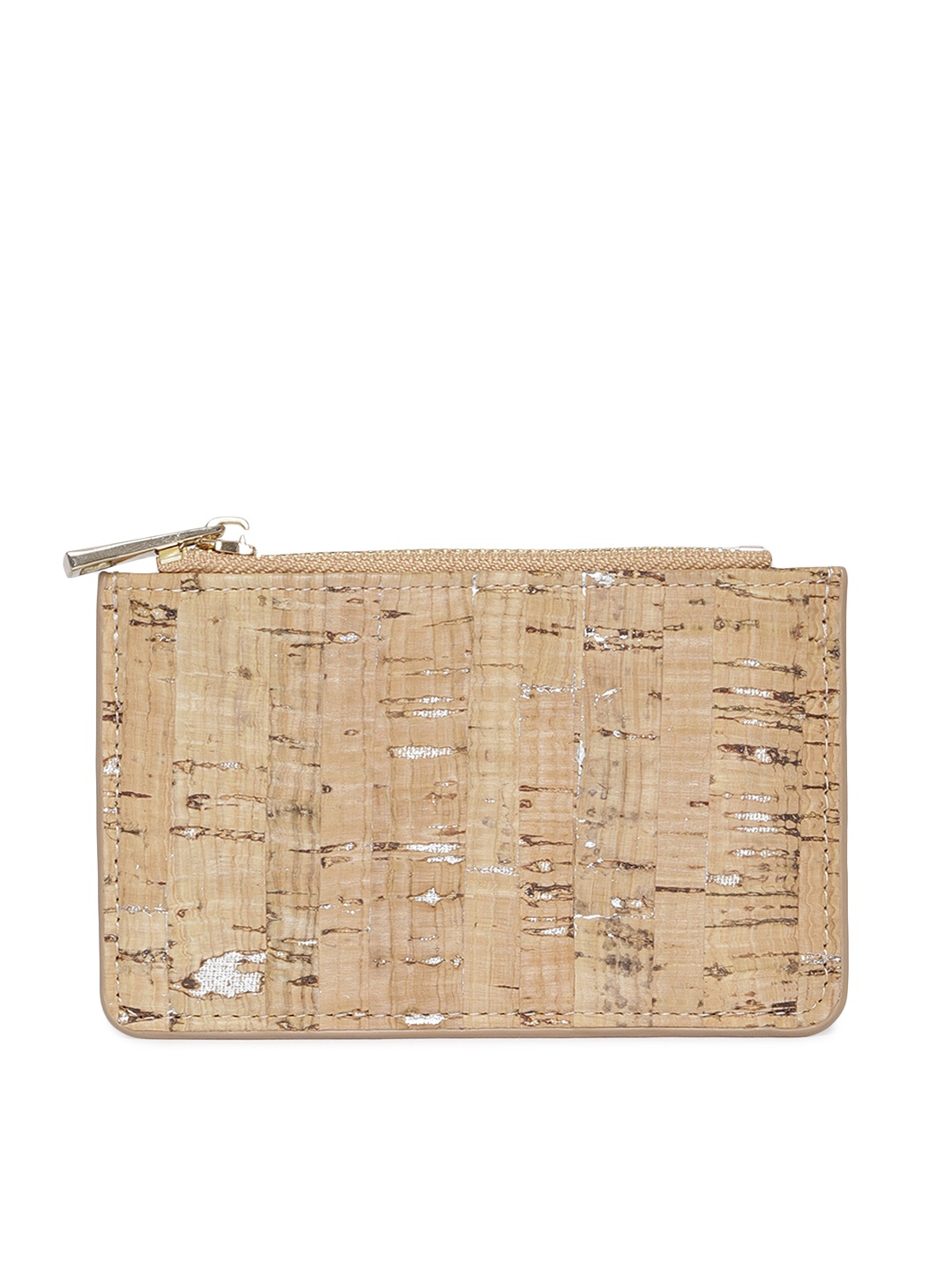 

Accessorize Women Beige Self Design Clutch