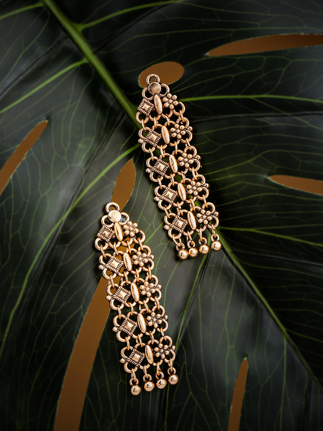 

justpeachy Rose Gold-Toned Classic Drop Earrings