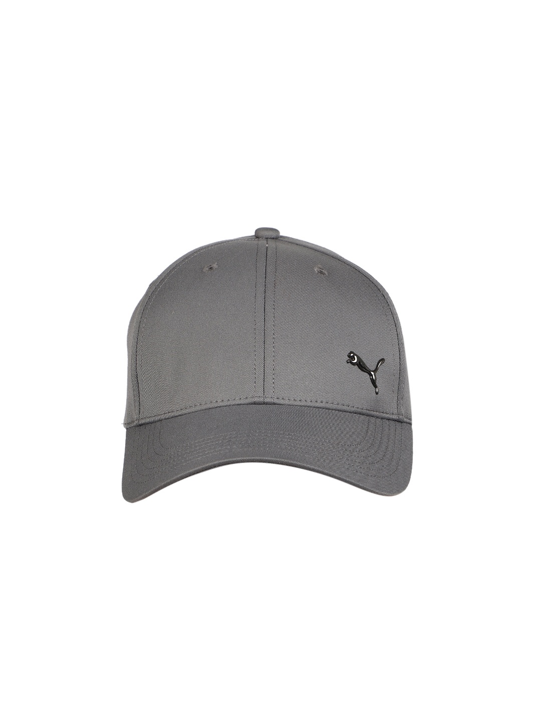 

Puma Unisex Grey Solid Baseball Cap