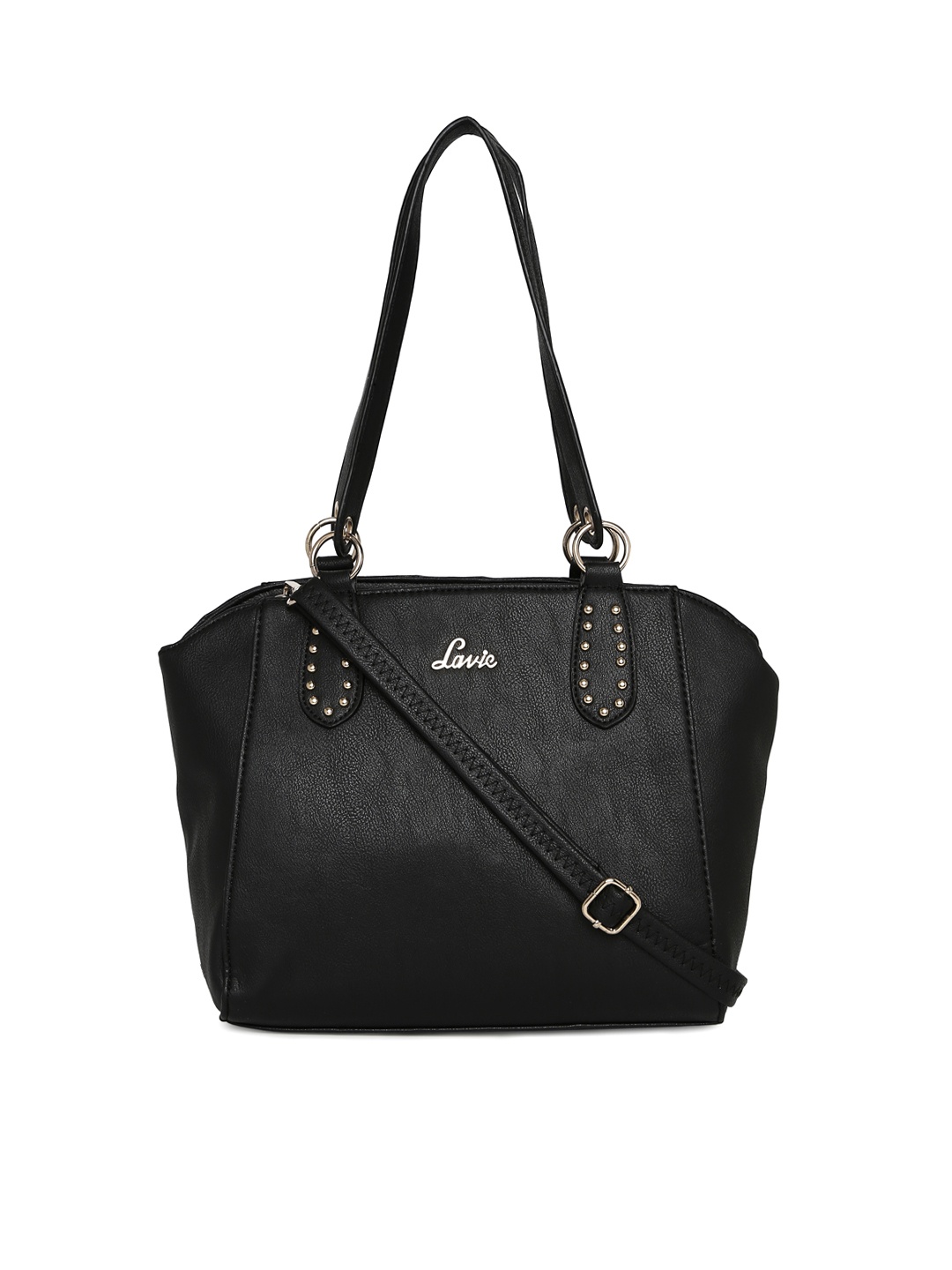 

Lavie Black Solid Shoulder Bag