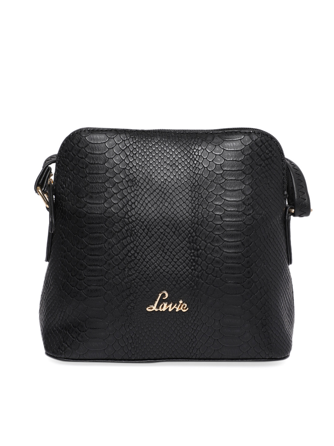 

Lavie Black Textured Sling Bag