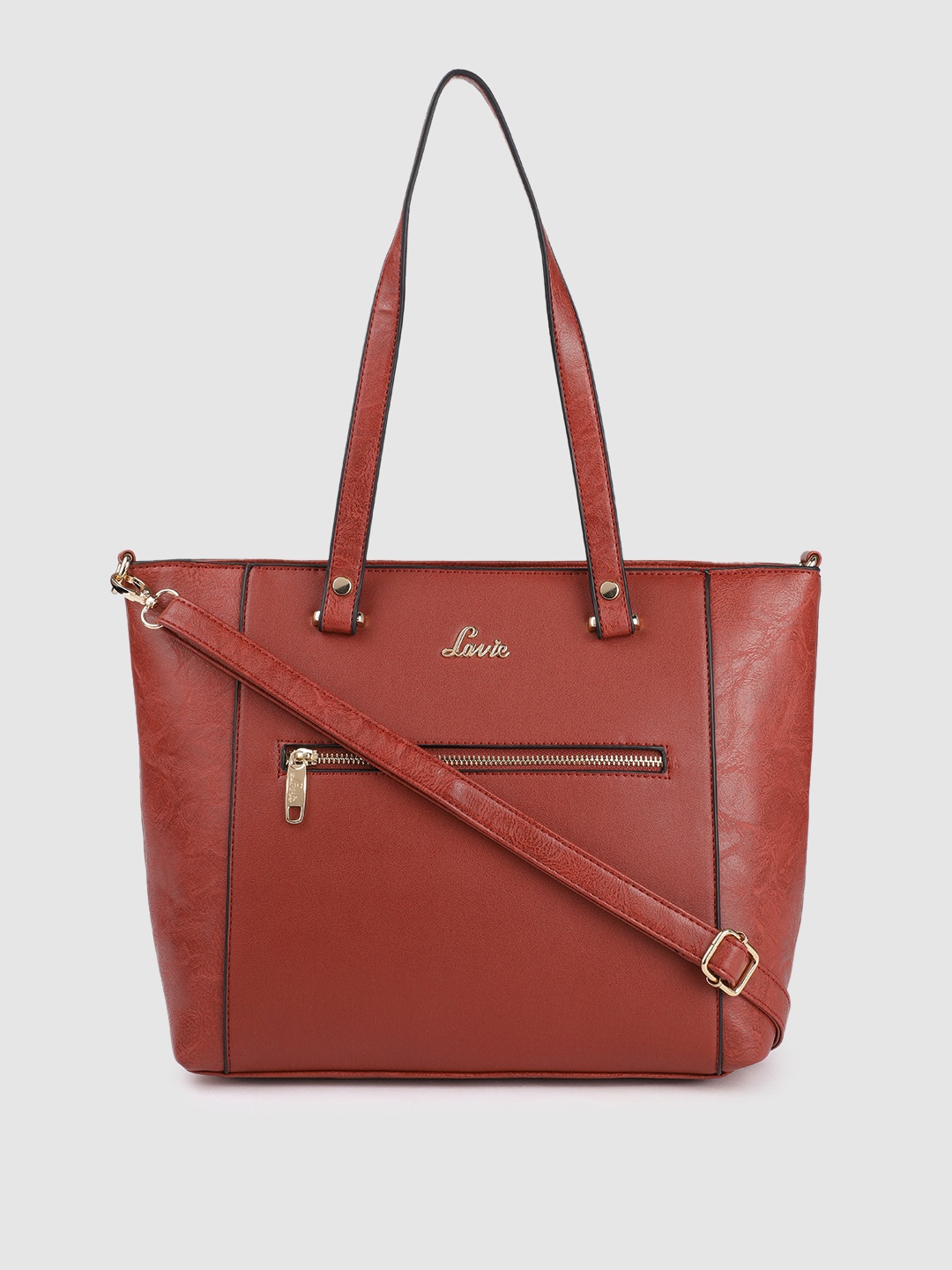 

Lavie Maroon Solid Shoulder Bag