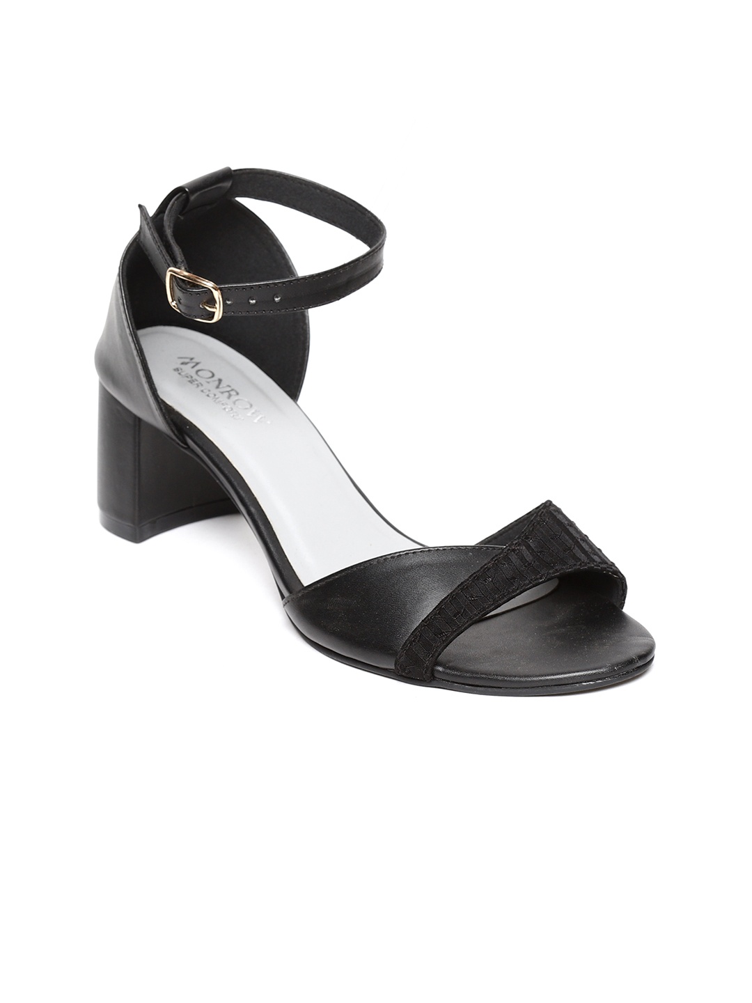 

Monrow Women Black Solid Heels