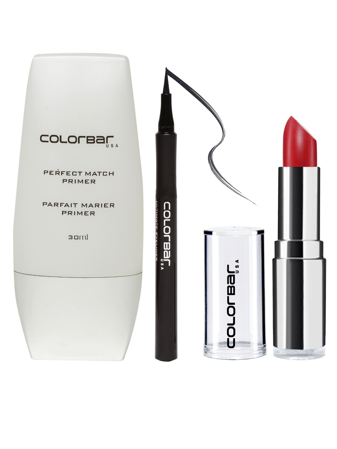 

Colorbar Set Of 3 Beauty Kit, White