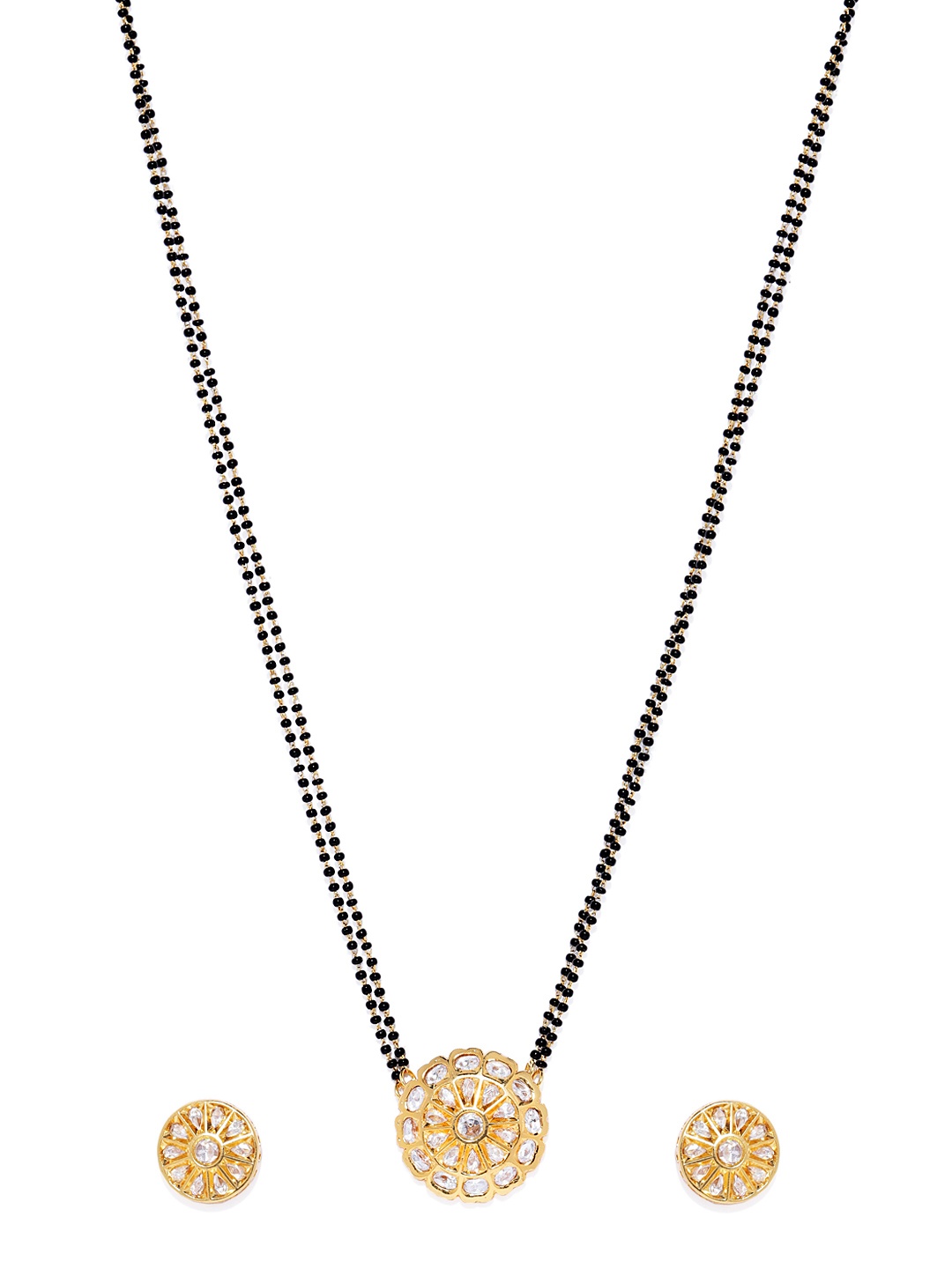 

AccessHer Gold-Toned Kundan Mangalsutra