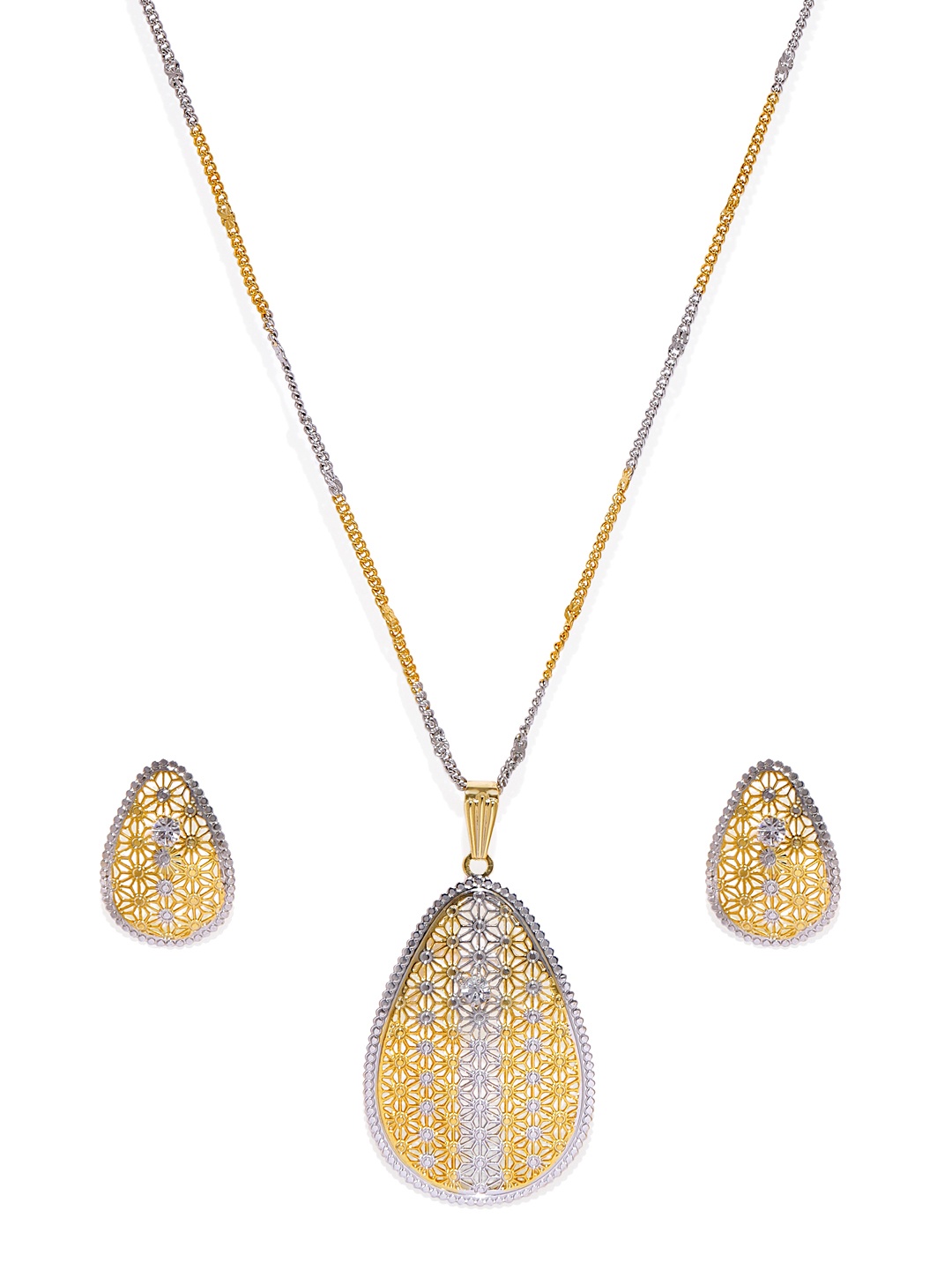 

AccessHer Gold-Plated Pendant Set