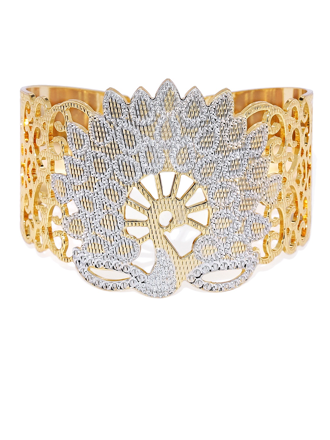 

AccessHer Women Gold-Plated Cuff Bracelet