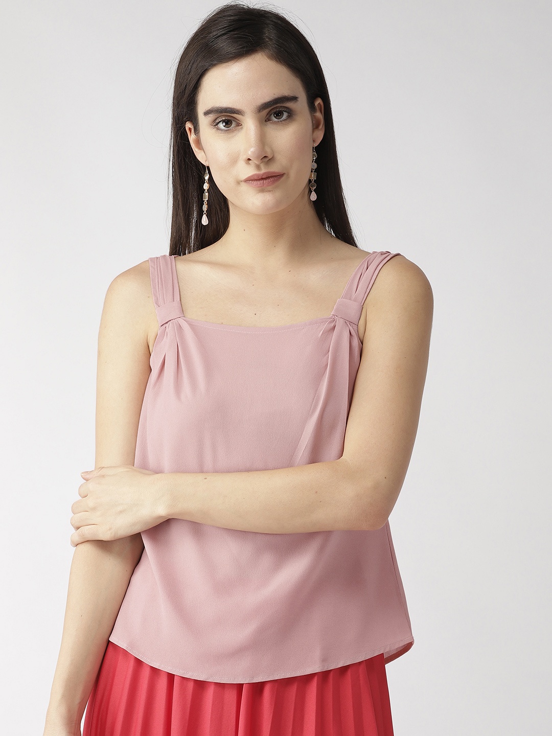 

MISH Women Dusty Pink Solid Top