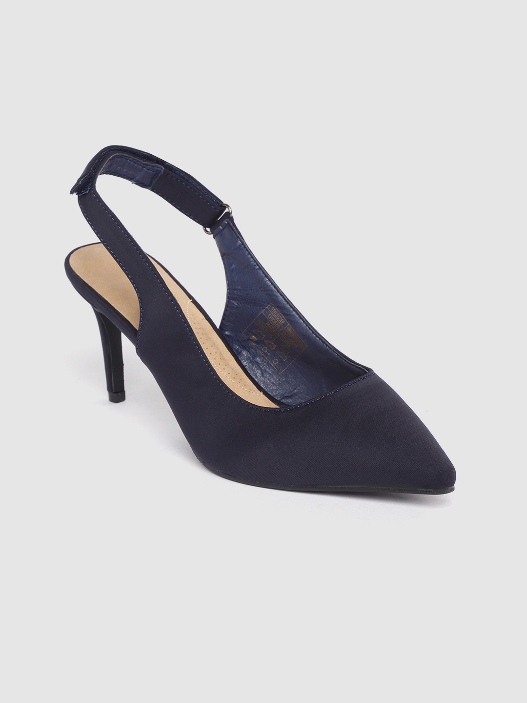 

Van Heusen Woman Navy Blue Solid Pumps