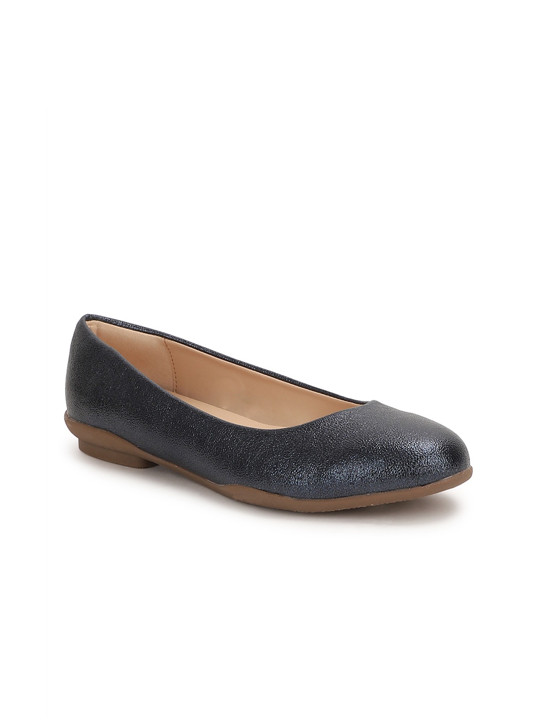 

Van Heusen Woman Navy Blue Sheen Ballerinas