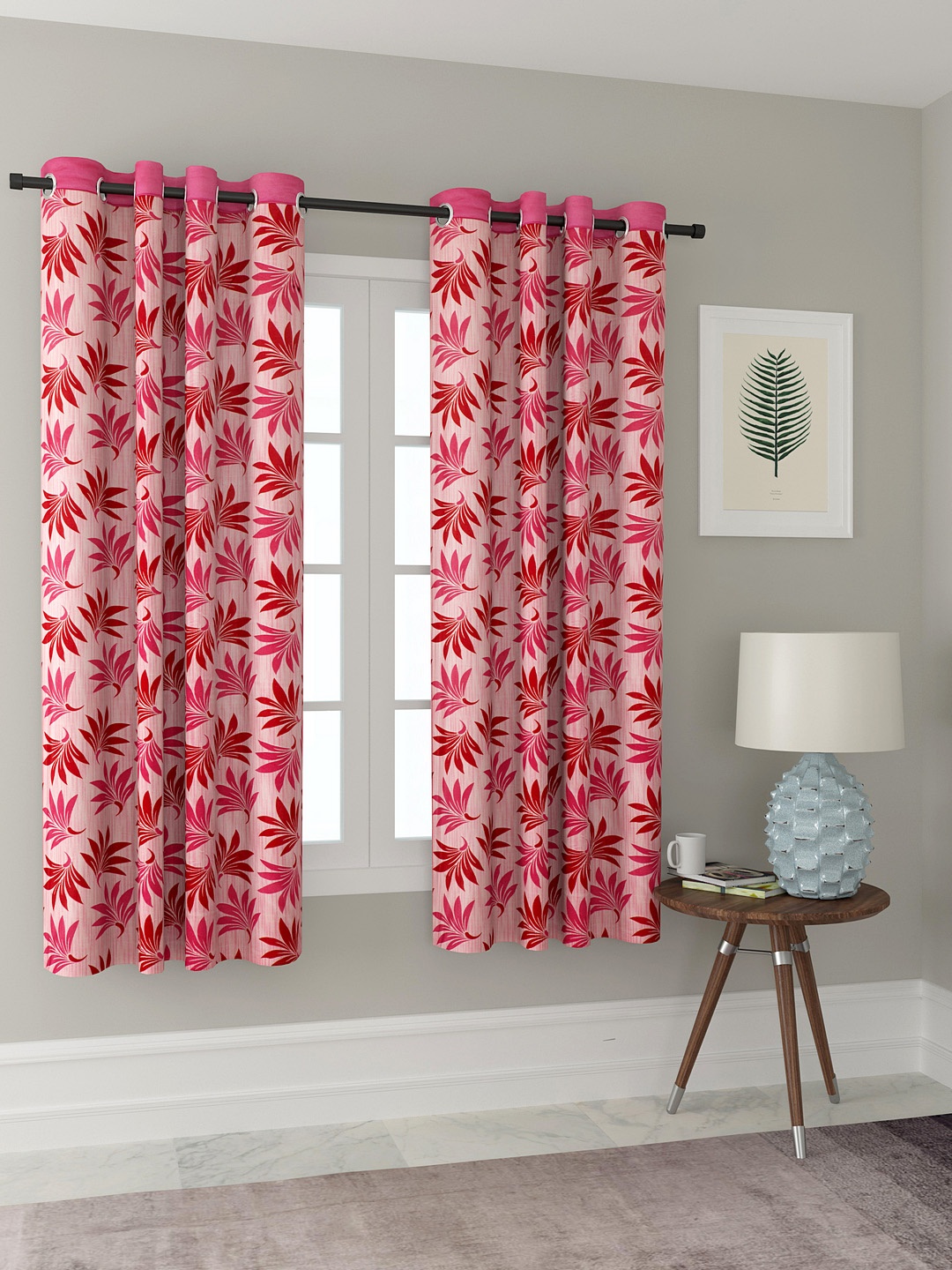

Cortina Set of 2 Window Curtains, Pink