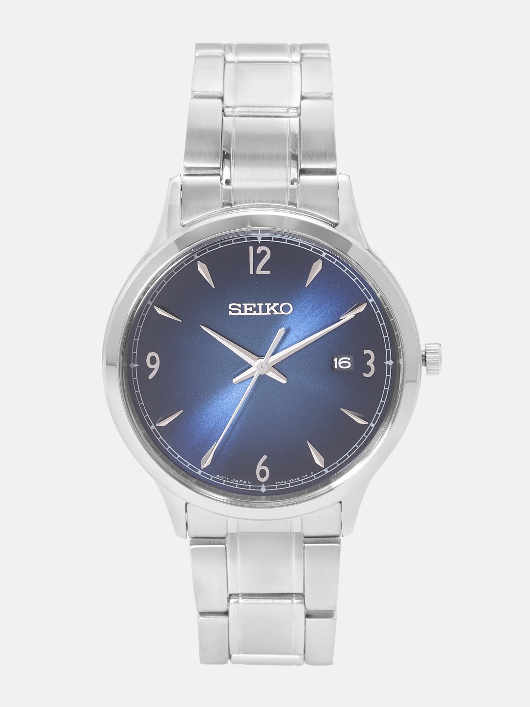 

SEIKO Men Navy Blue Analogue watch SGEH89P1