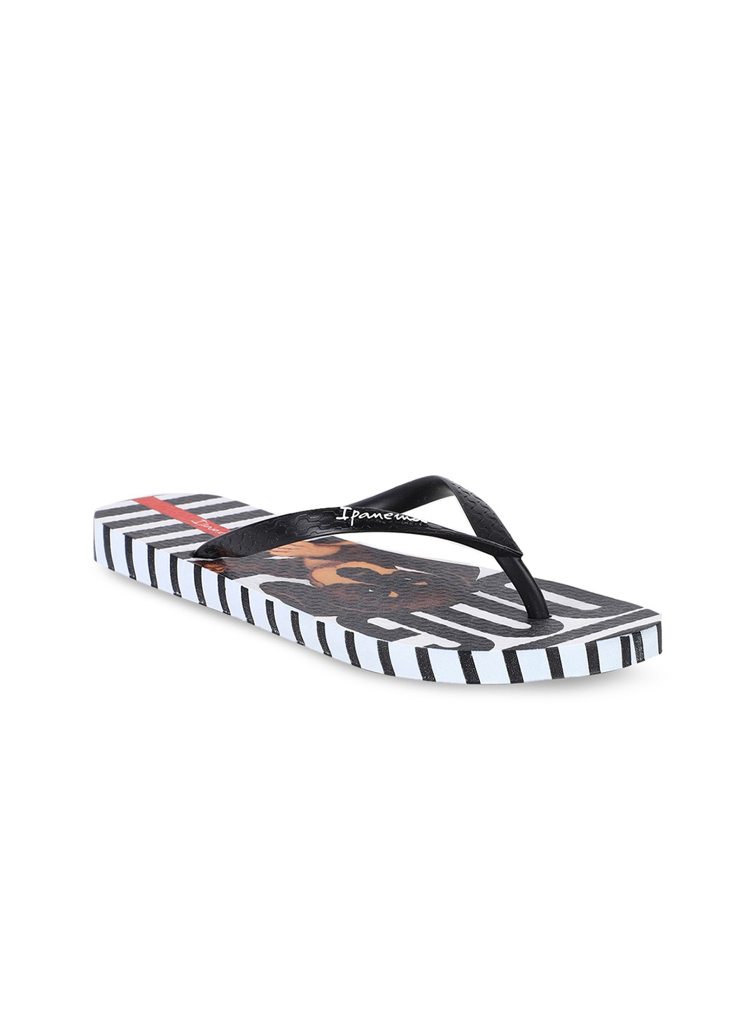 

iPanema Women Black Printed Thong Flip-Flops