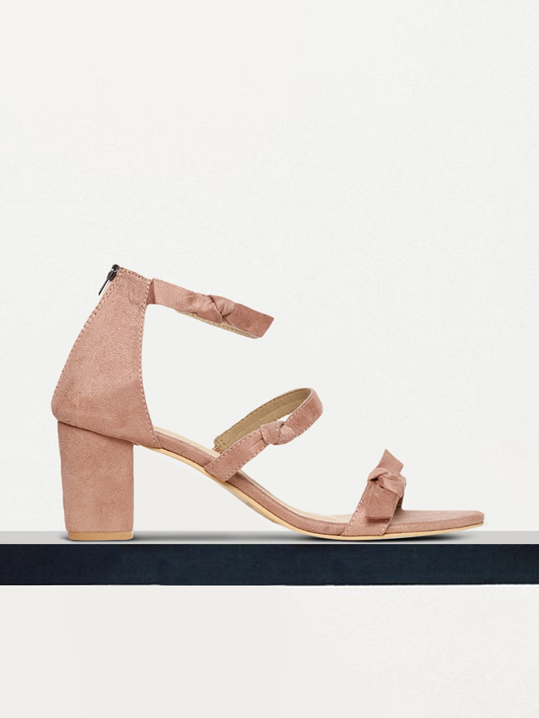 

Monrow Women Pink Solid Block Heels