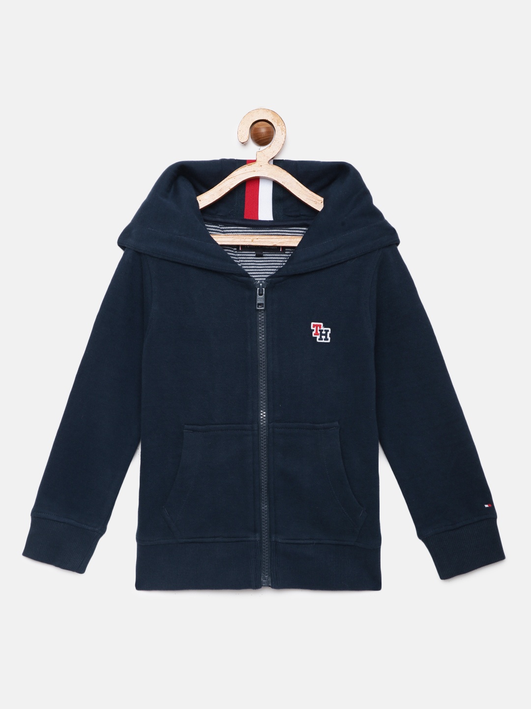 

Tommy Hilfiger Boys Navy Blue Hooded Sweatshirt