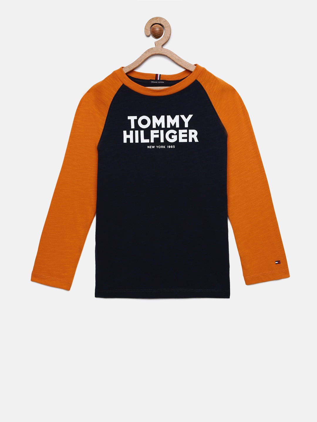 

Tommy Hilfiger Boys Navy Blue Printed Round Neck T-shirt
