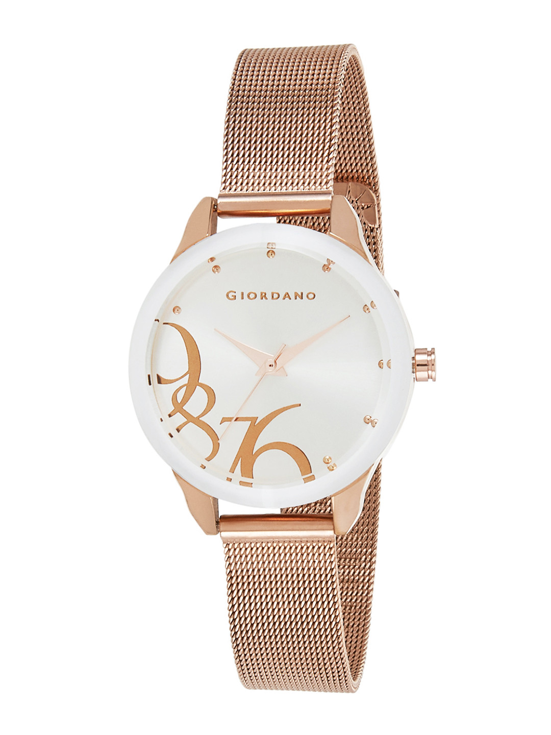

GIORDANO Women White Analogue Watch GD-4008-11