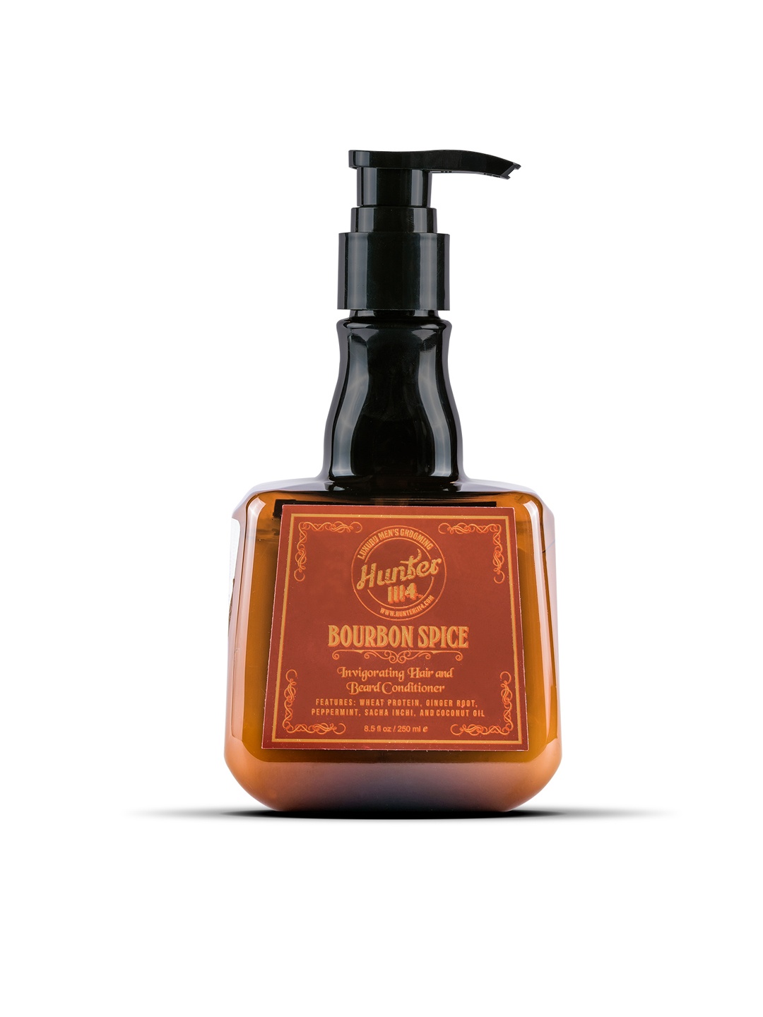

HUNTER 1114 Bourbon Spice Invigorating Hair and Beard Conditioner 250 ml, Brown