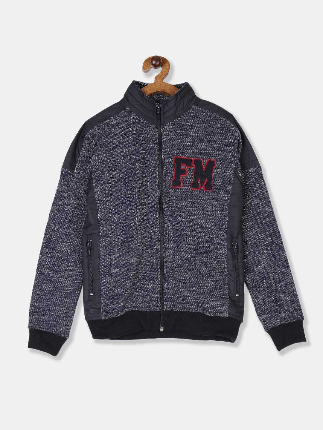 

Flying Machine Boys Blue Solid Bomber