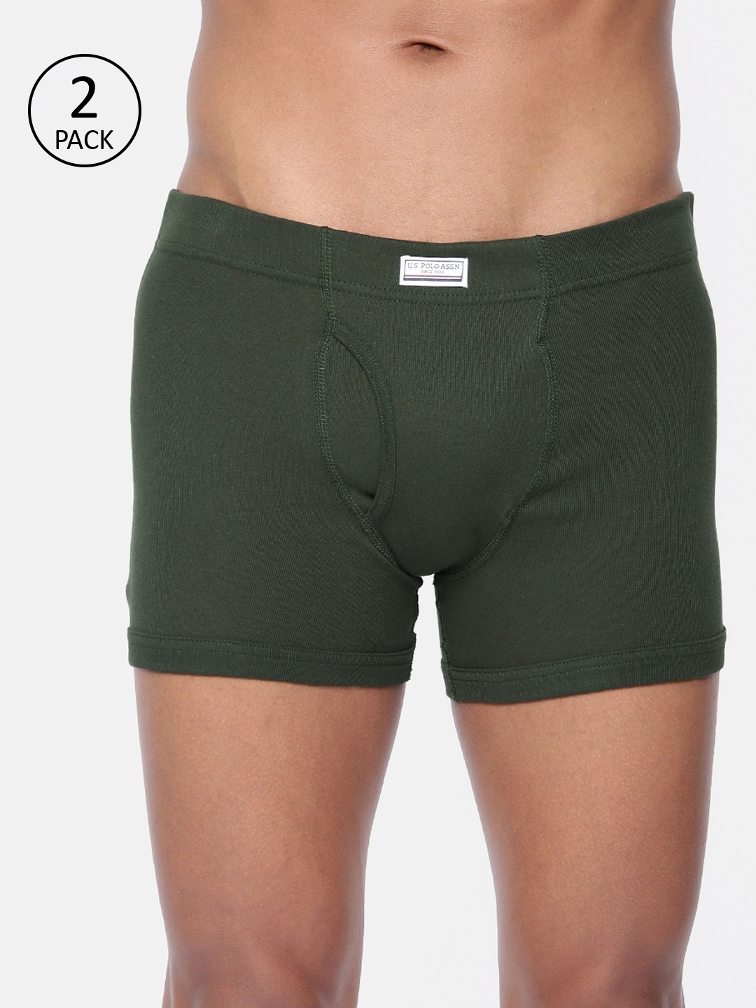 

U.S. Polo Assn. Men Assorted Pack of 2 Solid Trunks I662-615-P2