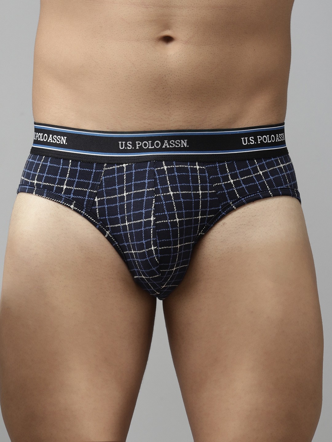 

U.S. Polo Assn. Men Assorted Checked Briefs Z9I615-615