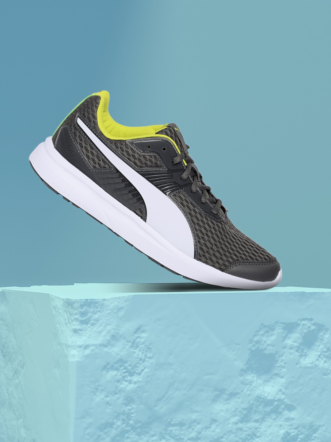 

Puma Unisex Grey Escaper Pro Core SoftFoam + Running Shoes