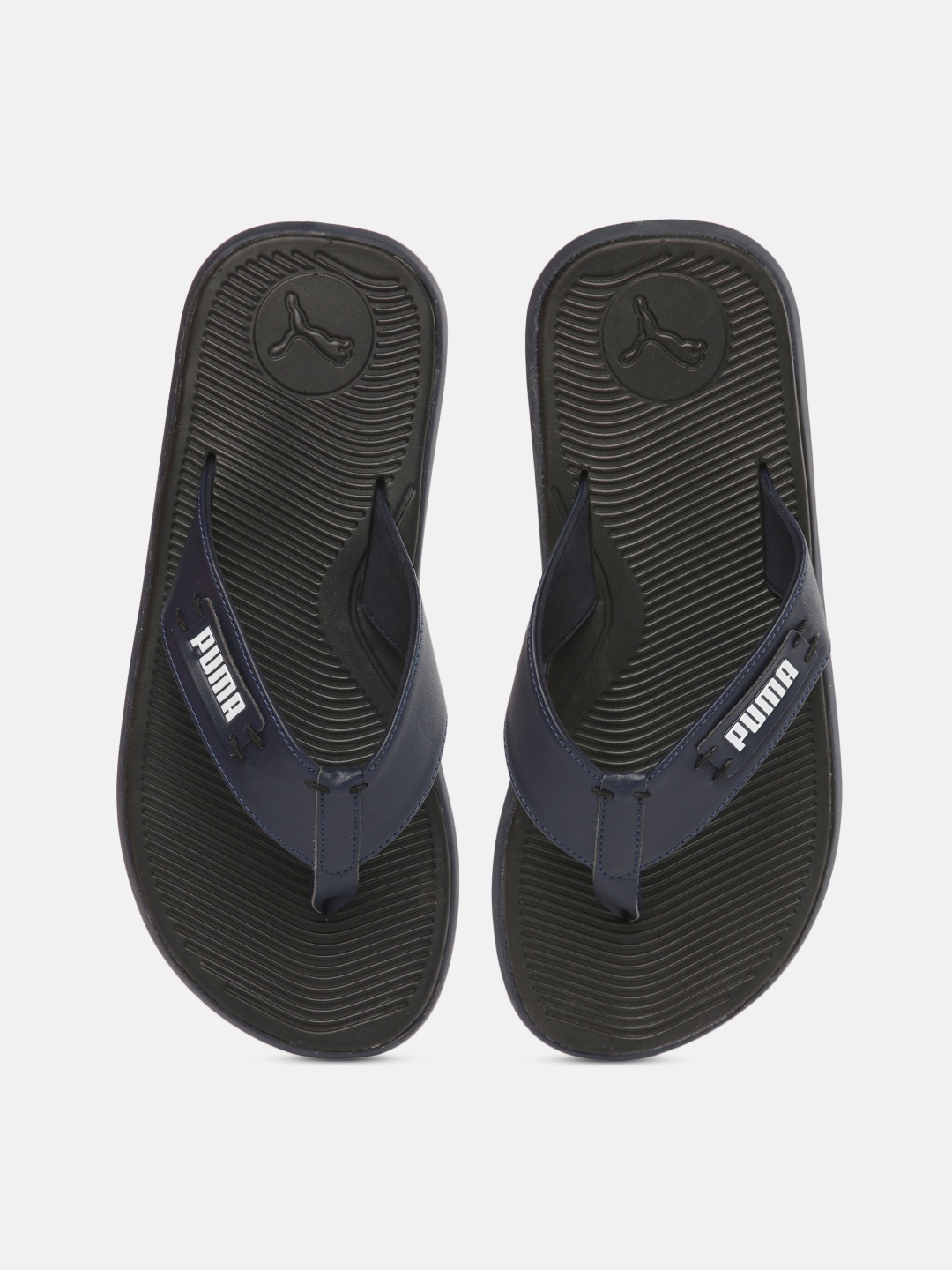 

Puma Men Navy Blue Black Venice Thong Flip-Flops