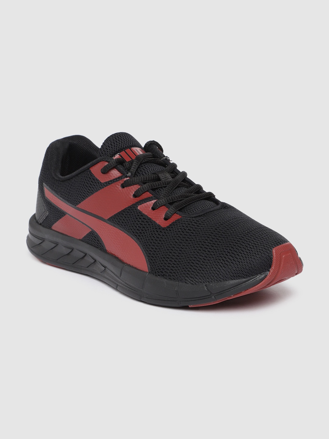 

Puma Men Black Meteor Nu Running Shoes