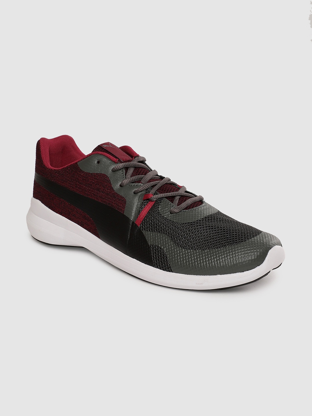 

Puma Men Grey Pacer Wave Running Shoes