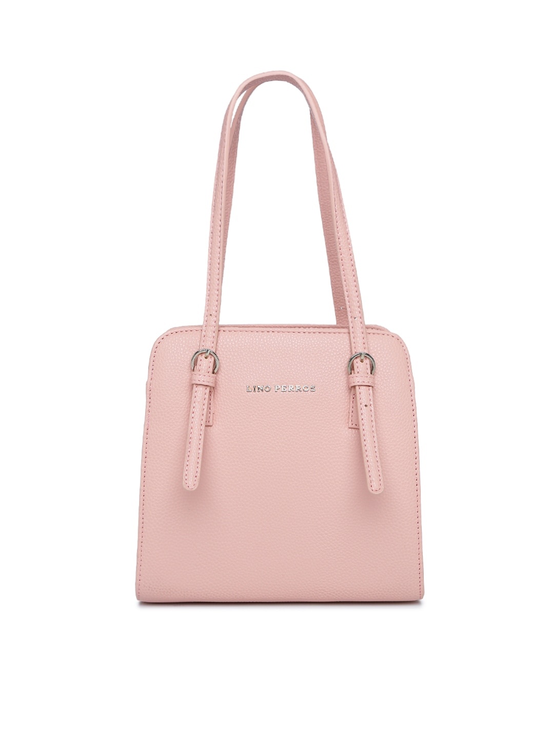 

Lino Perros Pink Solid Handheld Bag