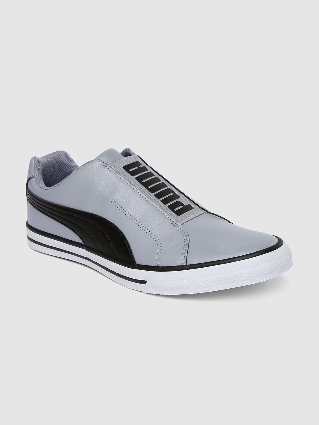

Puma Unisex Grey Cappela Slip-On Sneakers