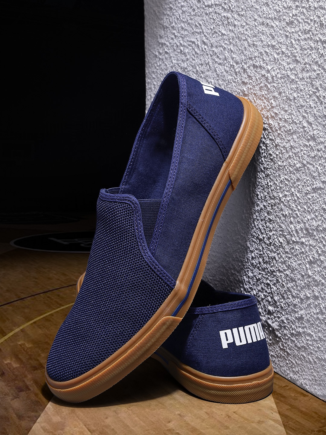 

Puma Unisex Navy Blue Procyon Slip-on